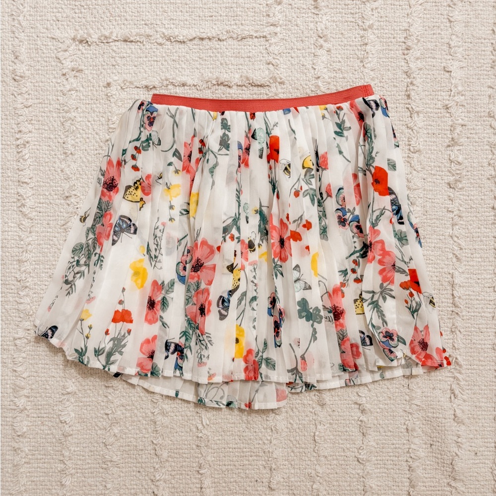 3/$12 H&M Toddler Girl Butterfly Floral Pleated Skirt